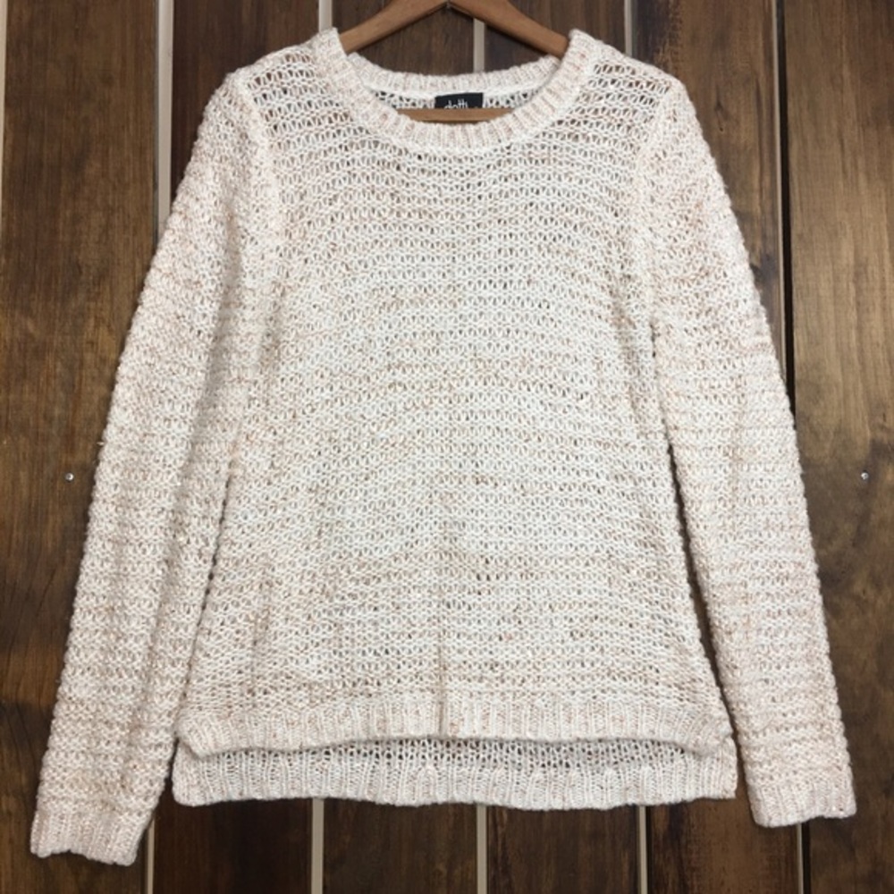 Dotti Knit Sequin Sweater Medium